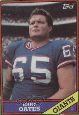 Bart Oates #147 Football Cards 1986 Topps