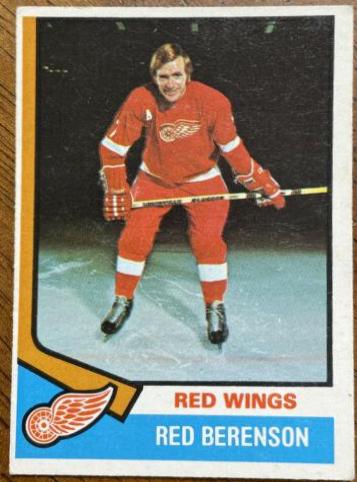 Red Berenson #19 Hockey Cards 1974 O-Pee-Chee