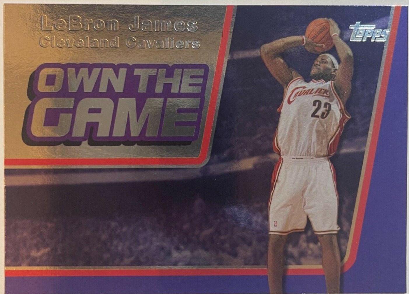 LeBron James #OTG3 Basketball Cards 2006 Topps Own the Game