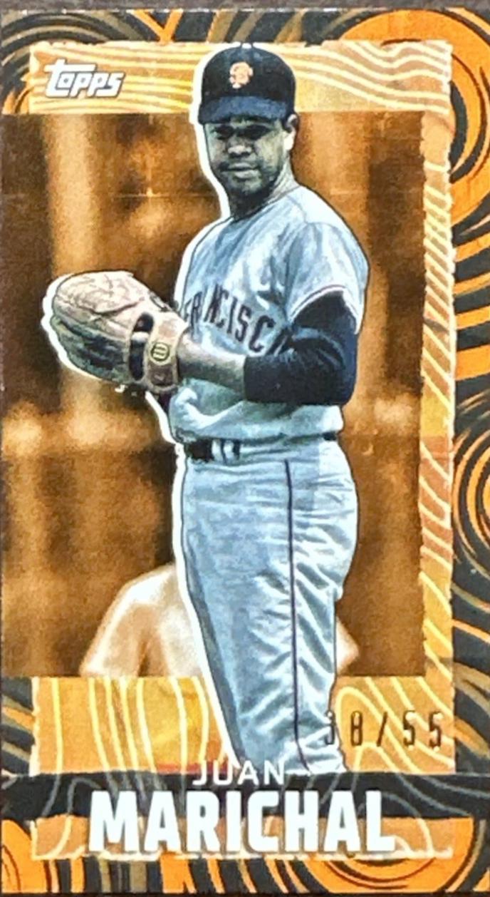 Juan Marichal [Orange Black Ripple] #MRIP-JMA