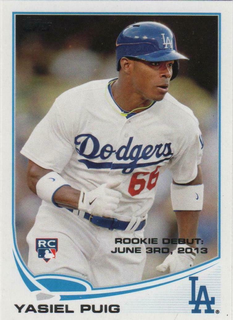 Yasiel Puig #US330 Baseball Cards 2013 Topps Update