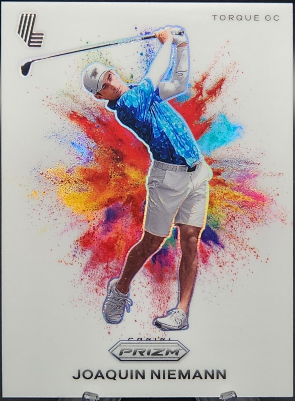 Joaquin Niemann #12 Golf Cards 2024 Panini Prizm LIV Color Blast