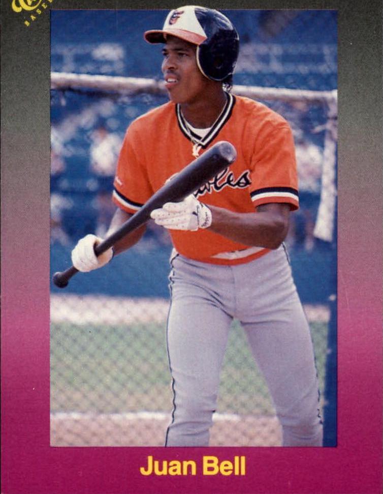 Juan Bell #170 Baseball Cards 1989 Classic Travel Update II