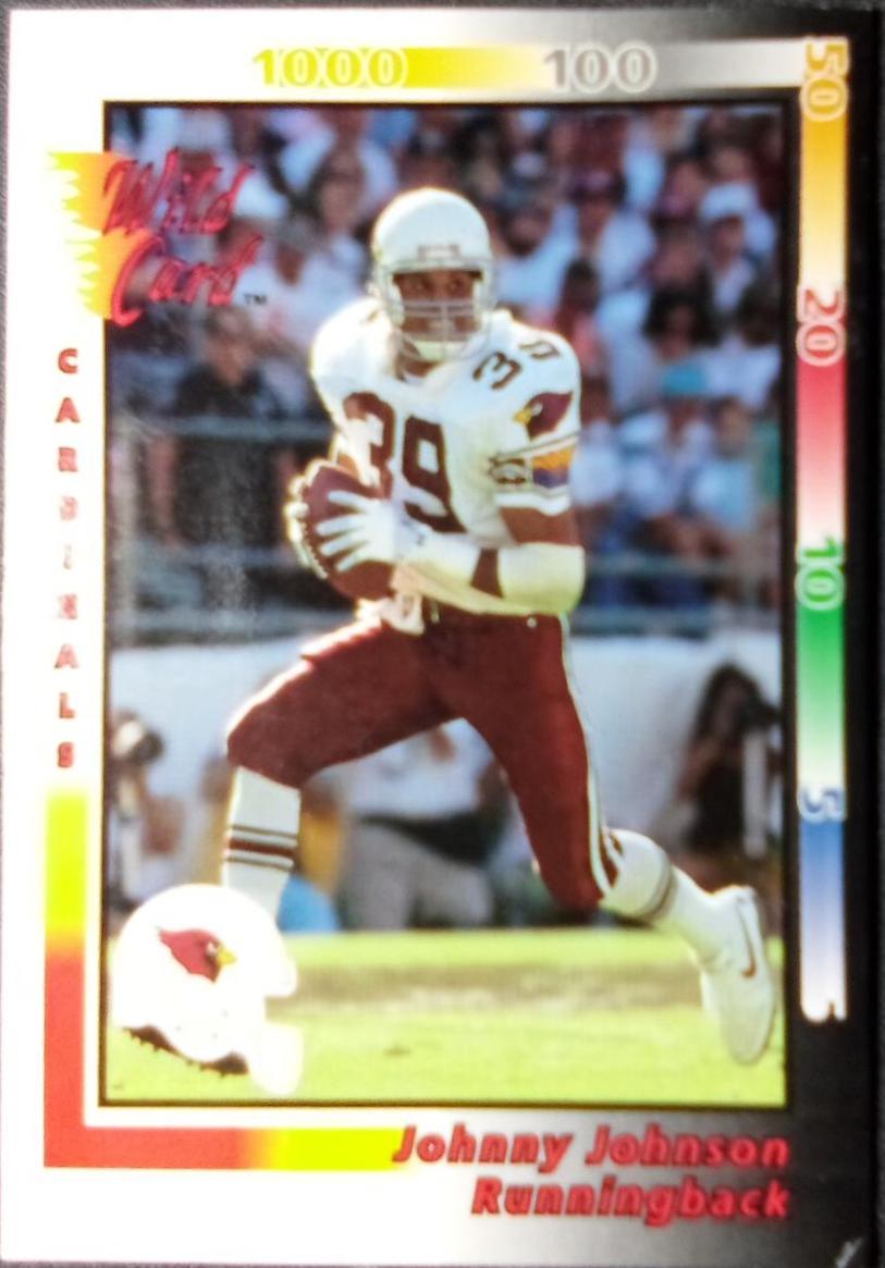 Johnny Johnson #37 1992 Wild Card Football