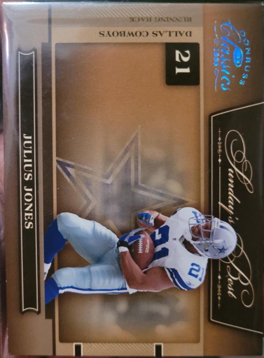 Julius Jones #SB-25 Football Cards 2006 Panini Donruss Classics Sunday's Best