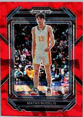 Matas Buzelis [Red Ice] #13 Basketball Cards 2023 Panini Prizm Draft Picks Prices