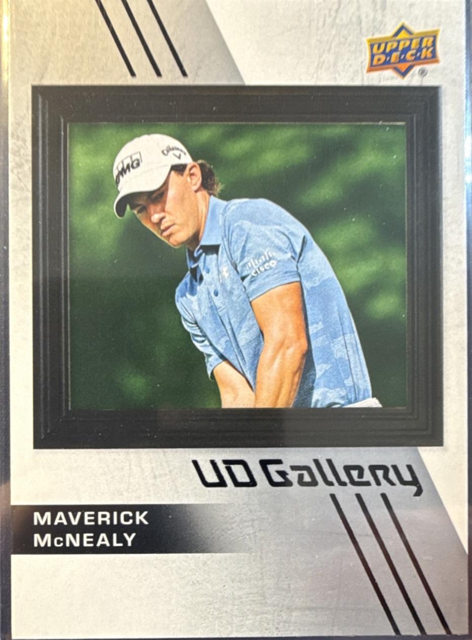 Maverick McNealy #UD-19 2024 Upper Deck UD Gallery Golf