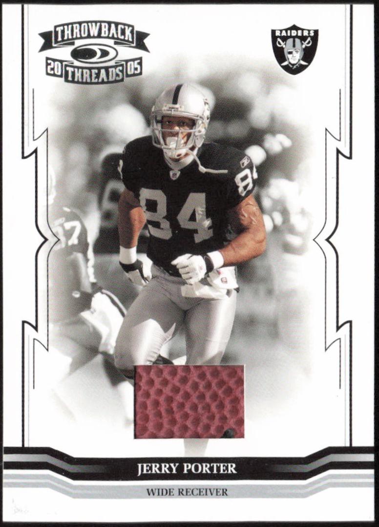 Jerry Porter #108 2005 Panini Donruss Throwback Threads Football