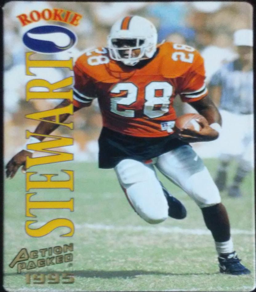 James Stewart #119 1995 Action Packed Football