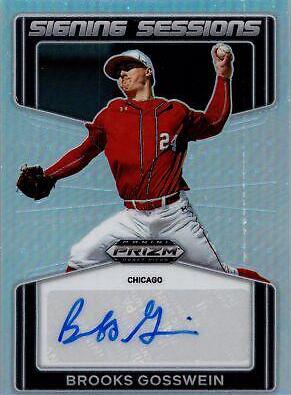 Brooks Gosswein #SS-BG Baseball Cards 2022 Panini Prizm Draft Picks Signing Sessions