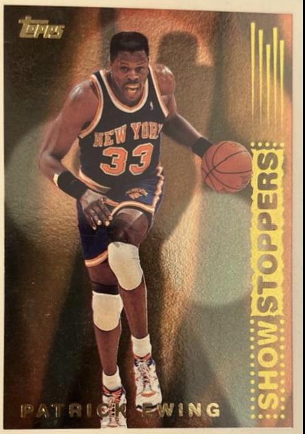 Patrick Ewing, Show Stoppers #SS6 Basketball Cards 1995 Topps Show Stoppers