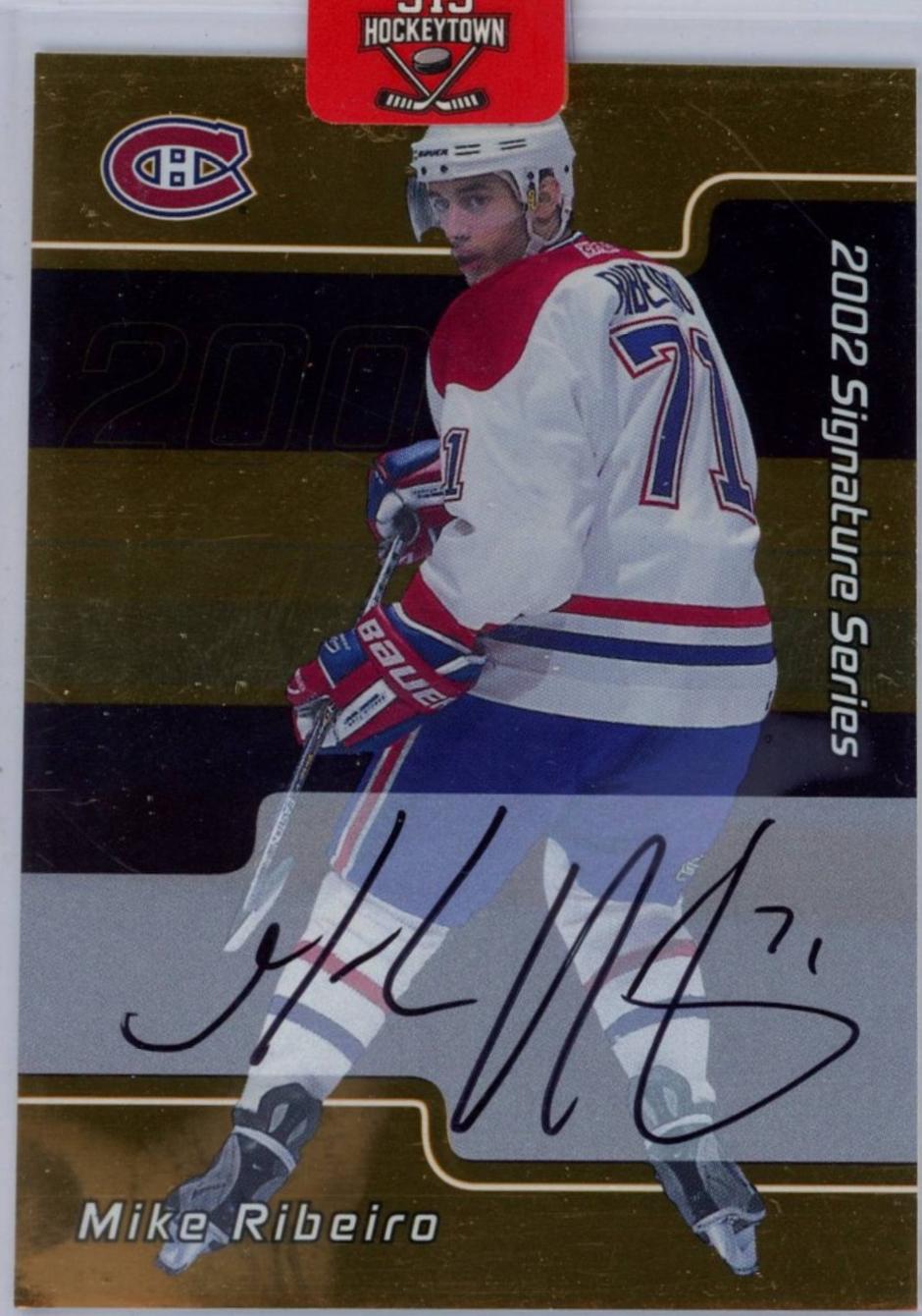 Mike Ribeiro #237 2001 Be A Player Update Signature Series Hockey