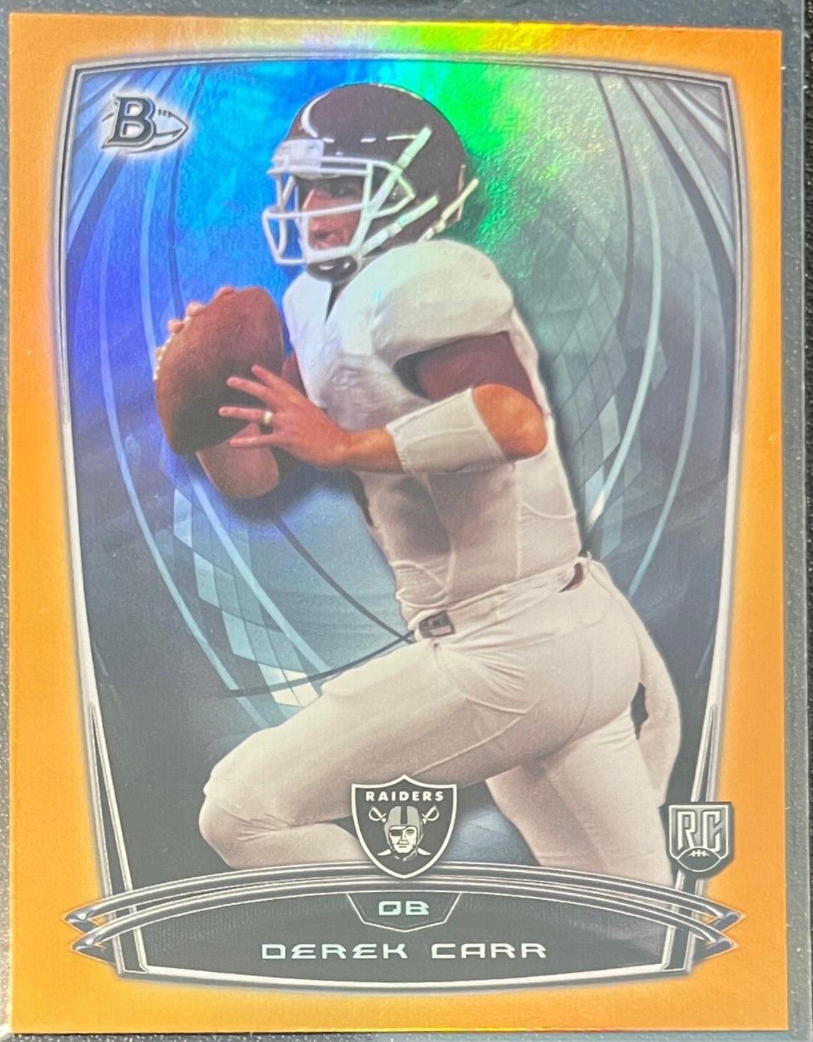 Derek Carr [Rainbow Foil Orange] #55