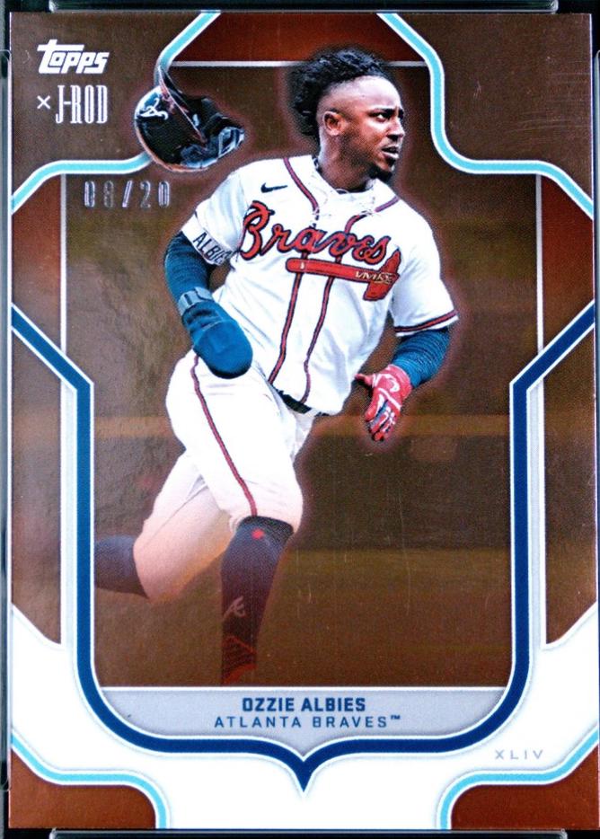 Ozzie Albies #60 2023 Topps X Julio Rodriguez Baseball