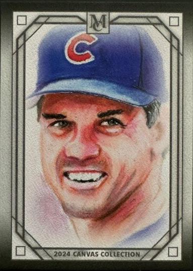 Ryne Sandberg #CCR-10 Baseball Cards 2024 Topps Museum Collection Canvas Collection Reprint