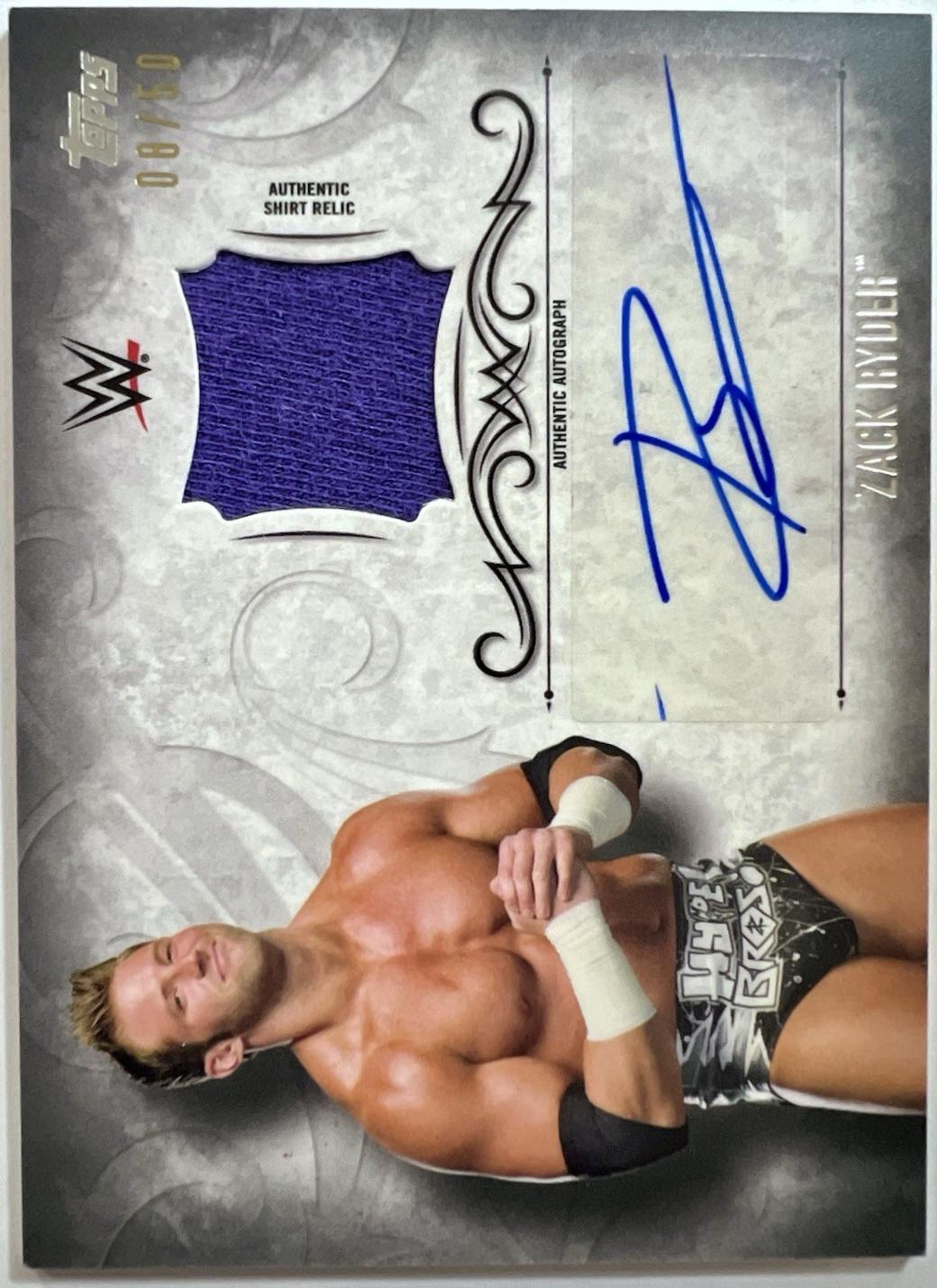 Zack Ryder [Silver Autograph] #UAR-ZR