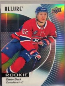 Owen Beck #148 Hockey Cards 2023 Upper Deck Allure