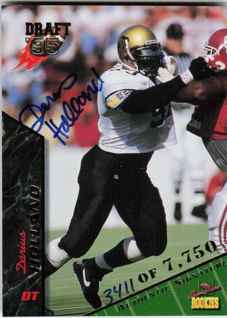 Darius Holland #37 1995 Signature Rookies Football