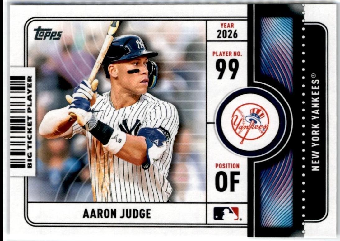 Aaron Judge #BTP-18 Prices | 2026 Topps Big Ticket Players
