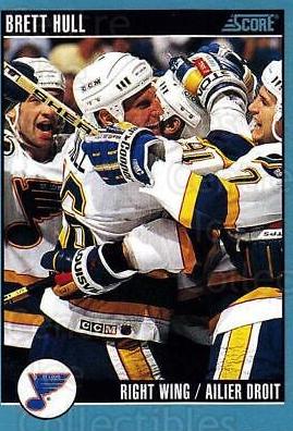 Brett Hull #350 Hockey Cards 1992 Score Canadian
