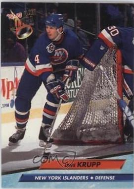 Uwe Krupp #129 Hockey Cards 1992 Ultra