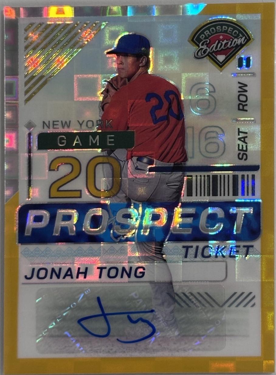 Jonah Tong [Gold Pandora Holo Ticket Signature] #67