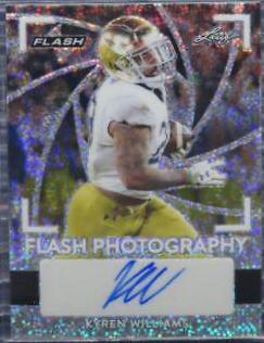 Kyren Williams #FP-KW2 2022 Leaf Flash Photography Autographs Football