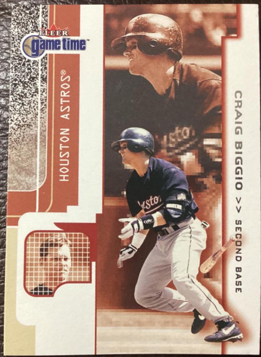 Craig Biggio #7 Baseball Cards 2001 Fleer Game Time
