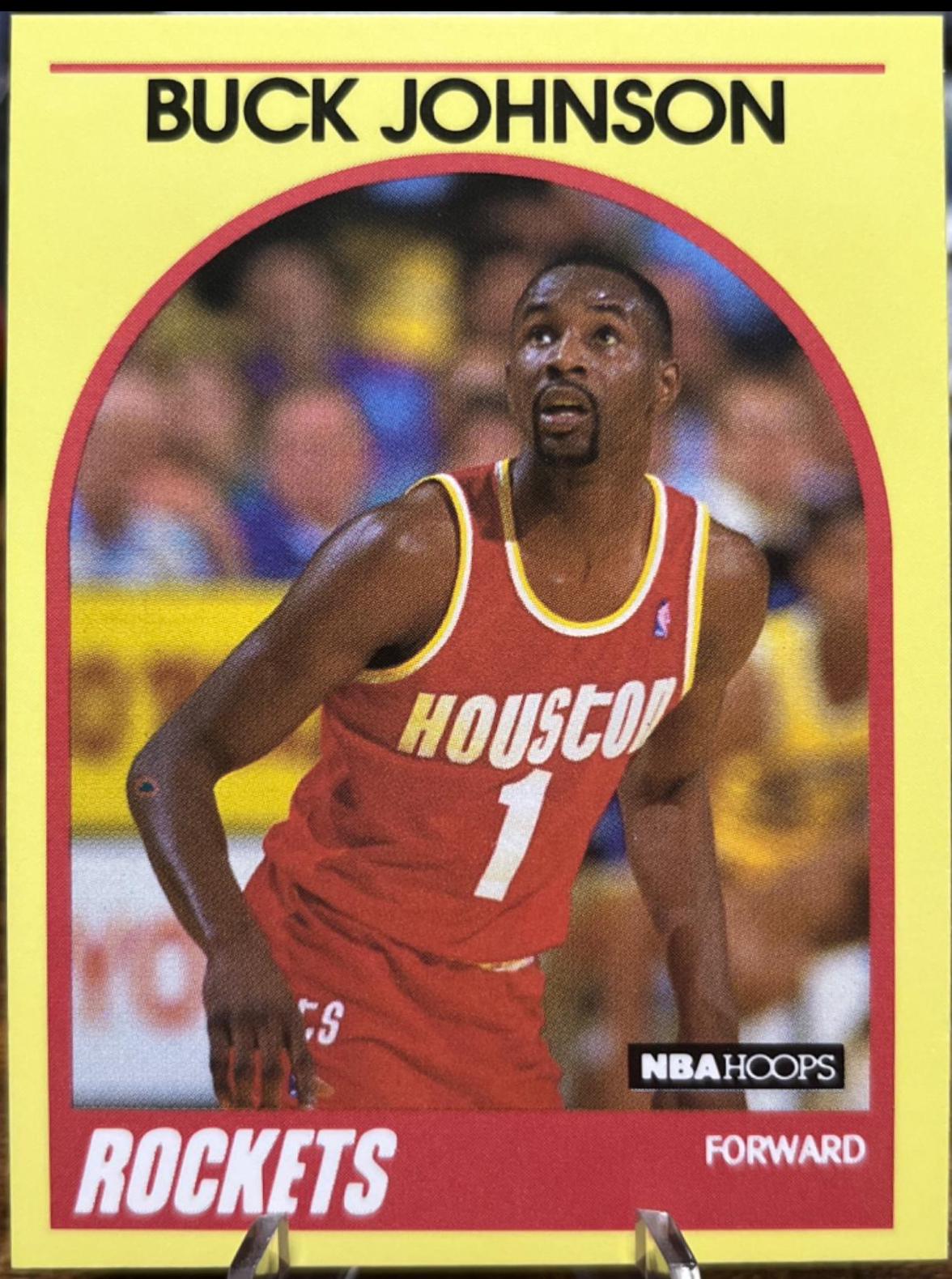 Buck Johnson #37 Basketball Cards 1990 Hoops Superstars