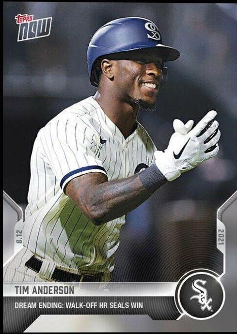Tim Anderson #654 2021 Topps Now Baseball