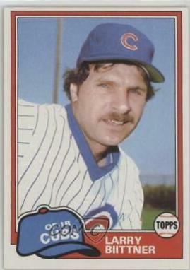 1981 Topps Larry Biittner #718 card