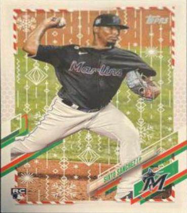 Sixto Sanchez #HW38 Baseball Cards 2021 Topps Holiday Mega Box