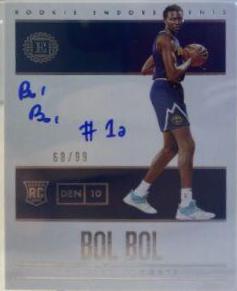 Bol Bol #129 2019-20 Panini Encased Basketball