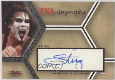 Sting #A-S Wrestling Cards 2008 TriStar TNA Impact Autographs
