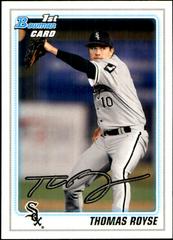 Thomas Royse #BDPP52 Baseball Cards 2010 Bowman Draft Picks & Prospects Prices