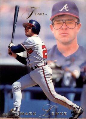 Mark Lemke #6 Baseball Cards 1993 Flair