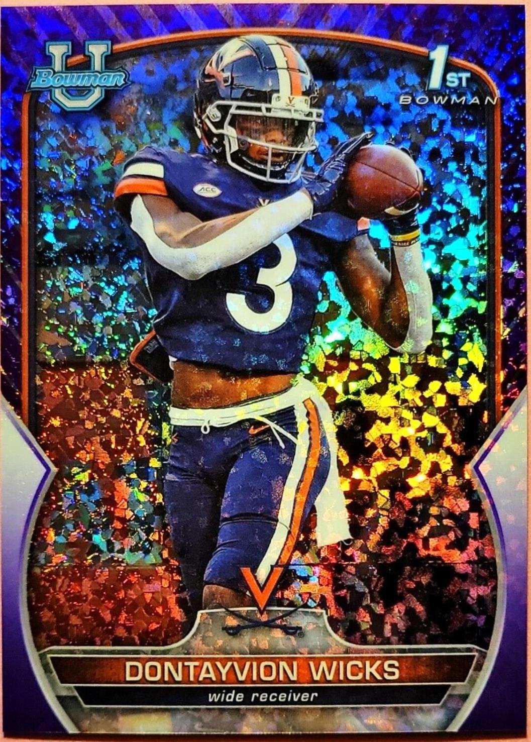 Dontayvion Wicks [Purple Mini Diamond] #96