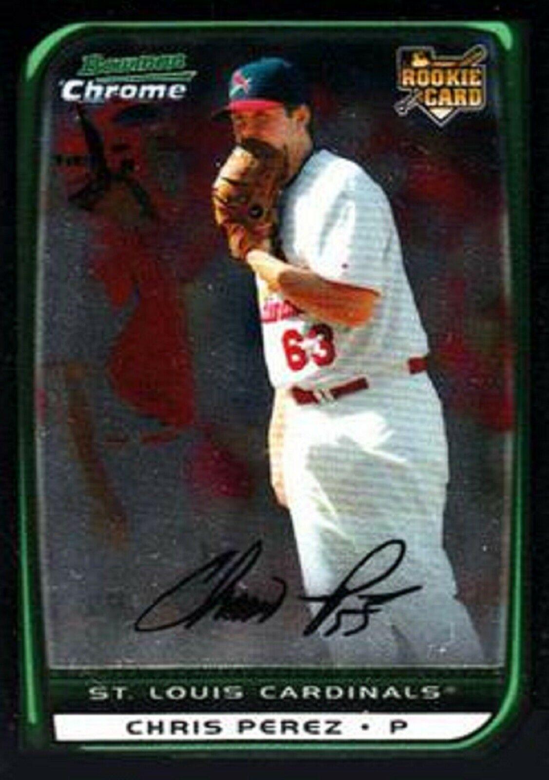 Chris Perez #BDP29 Baseball Cards 2008 Bowman Chrome Draft