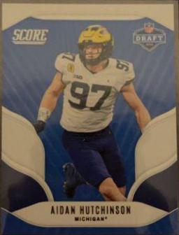 Aidan Hutchinson #D6 Football Cards 2022 Panini Score NFL Draft