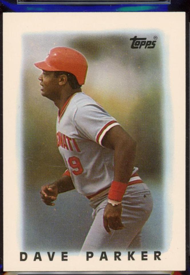 Dave Parker #41 Baseball Cards 1986 Topps Mini League Leaders