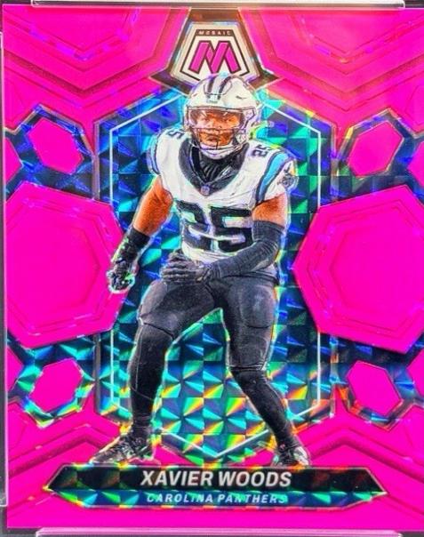 Xavier Woods [Pink Fluorescent] #34 Prices | 2024 Panini Mosaic