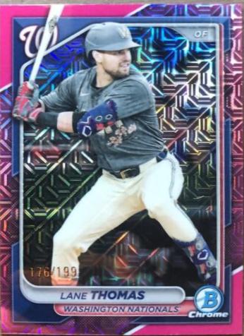 Lane Thomas [Pink Mojo Refractor] #75