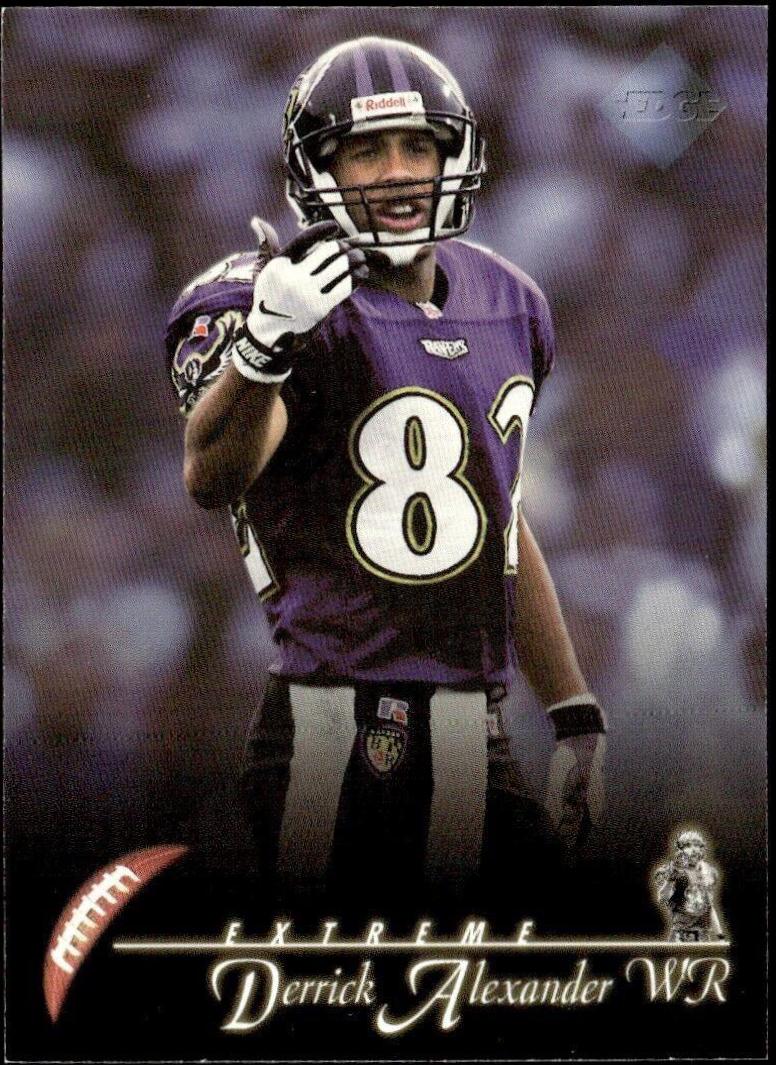 Derrick Alexander #9 Football Cards 1997 Collector's Edge Extreme