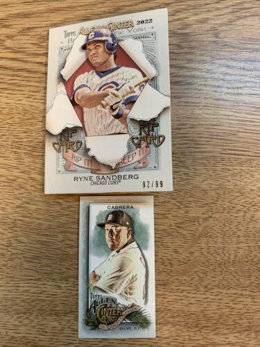 Miguel Cabrera #358 2022 Topps Allen & Ginter Baseball