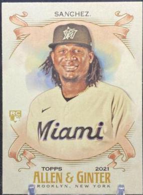 Sixto Sanchez #140 Baseball Cards 2021 Topps Allen & Ginter