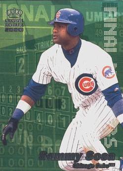 Sammy Sosa #7 Baseball Cards 2000 Pacific Crown Royale Final Numbers