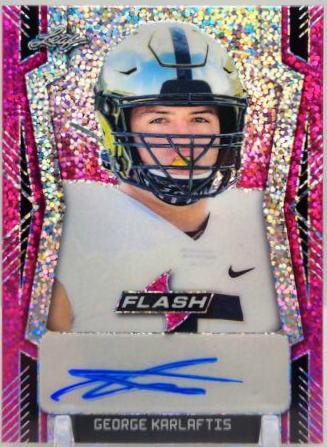 George Karlaftis [Metalized Sparkles Pink] #PA-GK1