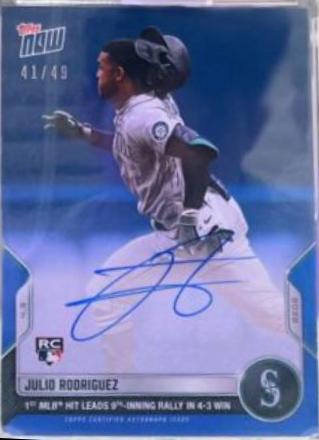 Julio Rodriguez #17B 2022 Topps Now Baseball