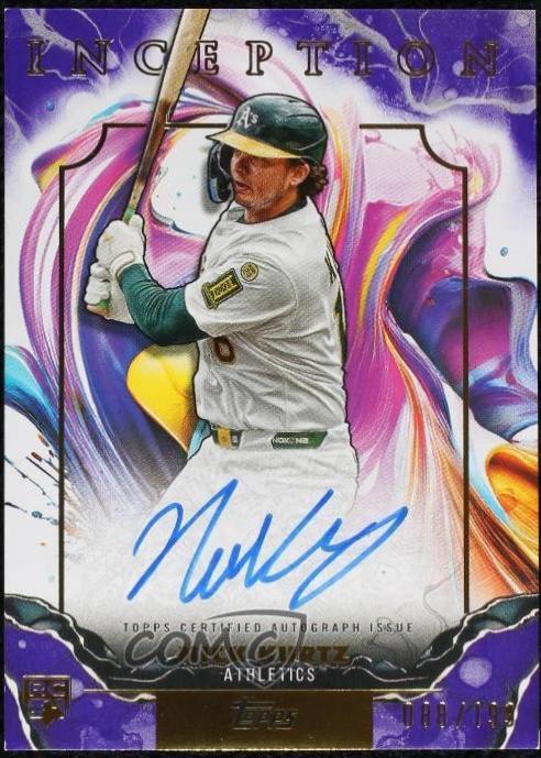 Nick Kurtz #RESA-NKU 2025 Topps Inception Rookies And Emerging Stars Autograph Baseball