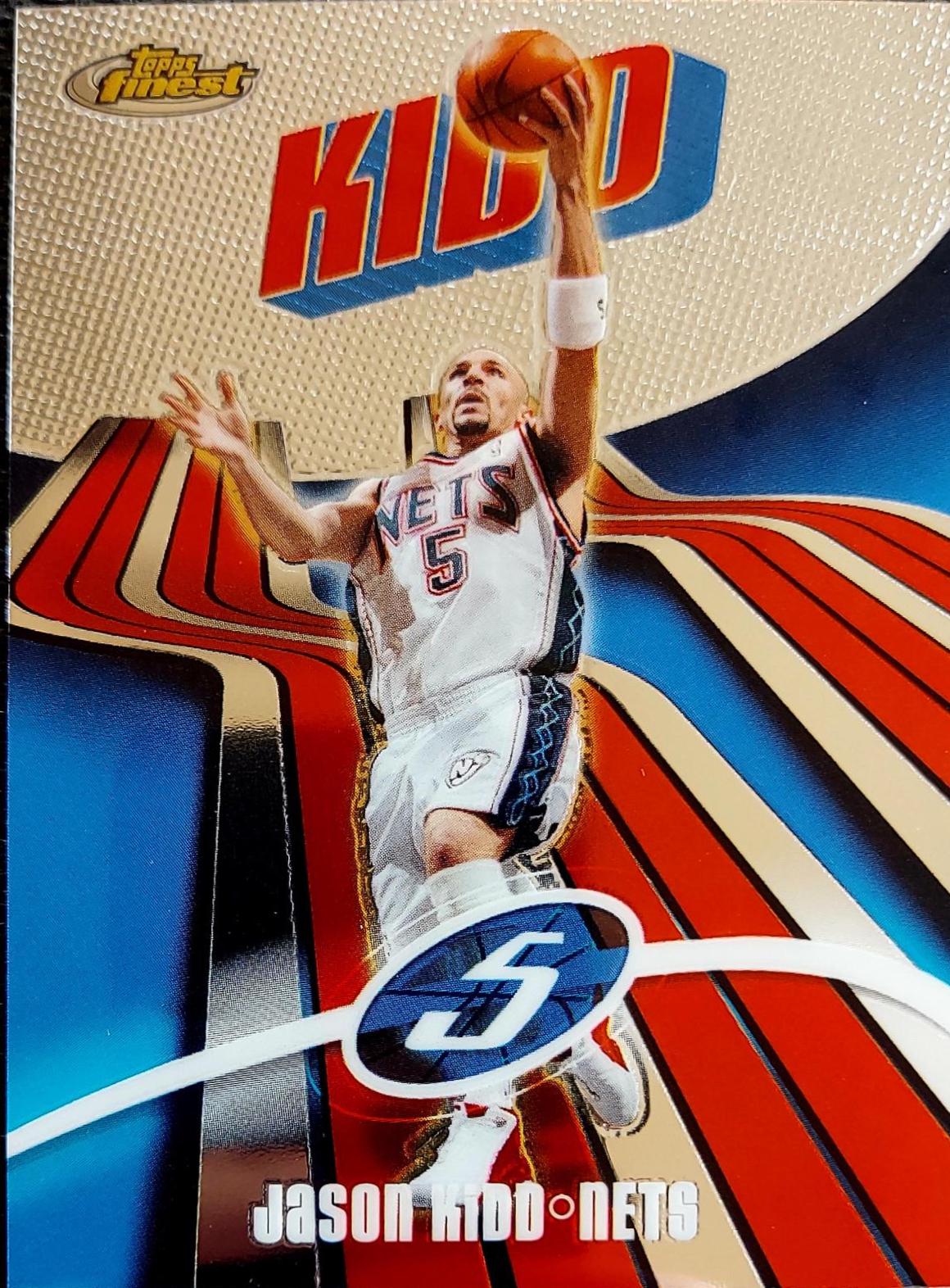 Jason Kidd #5 Basketball Cards 2003 Finest